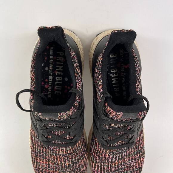 Adidas Ultra Boost 3.0 women's size 9.5 black multi color athletic sneakers - Picture 10 of 11